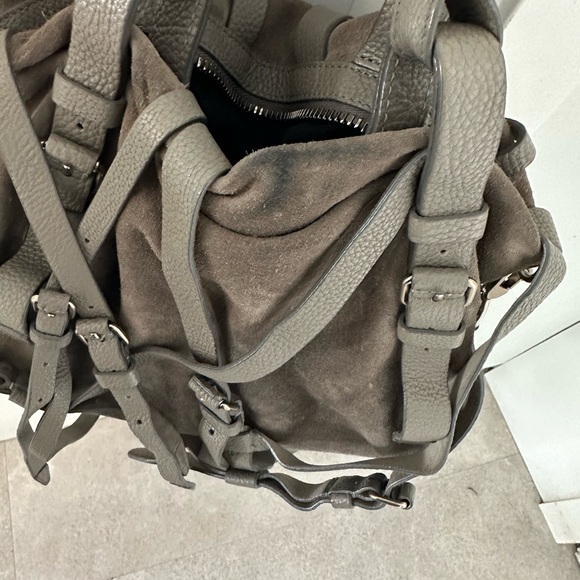 Authentic Alexander Wang Kristen Sachel Bag - Gray/Taupe - Picture 7 of 7